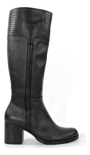 Botas Caña Alta Mujer Moda Cuero Vacuno Comodas Hot Rimini