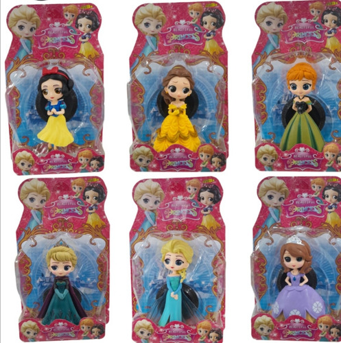 Figura Muñecas Princesas X1 Regalos Detalles Niñas Fiestas 