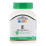 Vitamina E 180mg 21 St Century 110 Softgels Importado U S A