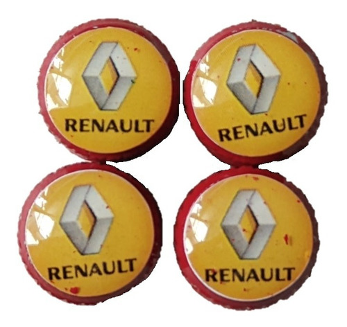 4 Tapones De Válvula De Aire Renault Captur Kangoo Kwid Dust