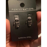 Aretes Manos De Esqueleto