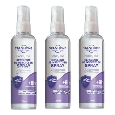 Repelente De Insectos En Spray Paq De 3 Waterproof Stanhome | Envío gratis