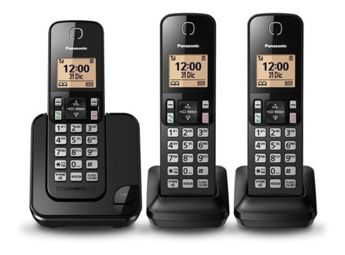 Telefono Panasonic Tres Auriculares Identificador  Kxtg353