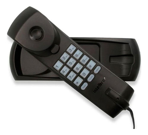 Telefone Com Fio Gôndola Intelbrás 15 Teclas Preto