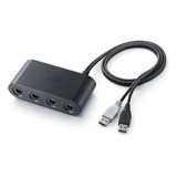 Adaptador Usb Para 4 Controles Gamecube - Wii U