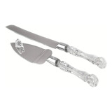 Set Espatula + Cuchillo Para Torta Postre Reposteria