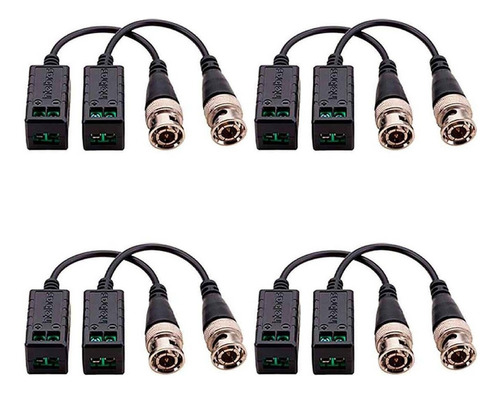 Kit 04 Conversor Balun Passivo Analógicas Intelbras Vb501 P