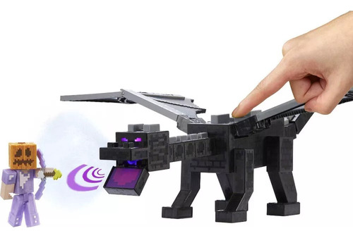 Minecraft Ultimate Ender Dragón Figura Batalla -luces Sonido