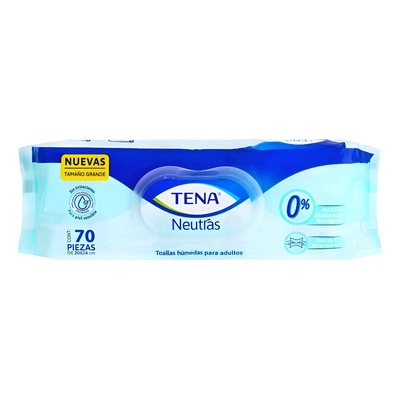 Toallas Humedas Para Adulto Tena Neutras 70 Pz | MercadoLibre