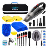 Hlwdflz Kit De Limpieza De Lavado De Autos De 30 Piezas, Asp