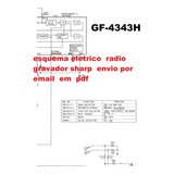 Esquema Radio Gravador Sharp Gf4343 Gf4343h Gf 4343 Em Pdf 