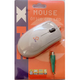 Mouse Ótico Leadership Com Fio 3 Botões Ps2 Xpc Bege 800dpi