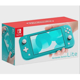 Nintendo Switch Lite 32gb Standard Cor  Azul-turquesa Cor Turquesa