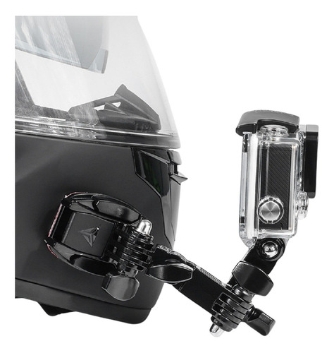 Soporte Frontal Y Lateral De Casco Para Gopro / Motowolf