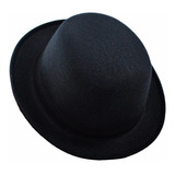 Chapéu Coco Preto Bowler Chaplin Lã Retro Qualidade Top