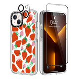 Funda Gultmee Para iPhone 13-fresas