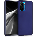 Funda Para Xiaomi Poco F3 De Silicona - Azul Metalico