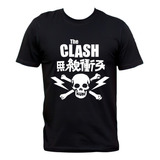Remera The Clash Calavera Punk Rock 100% Algodón