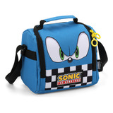 Lancheira Escolar Térmica Sonic The Hedgehog Licenciada