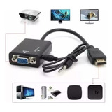 Adaptador Cable De Conversión Hdmi A Vga + Aduio Hd Jh