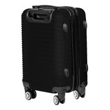 Mala De Viagem Para Bordo Rodinhas 360 Graus Em Abs Pp 10kg Cor Preto