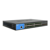 Switch Linksys Lgs328c Puertos 24g 4sfp+ 10g Administrable