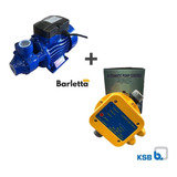 Bomba Agua Periférica 1hp 1x1 Barletta Qb80+ Controlador Ksb