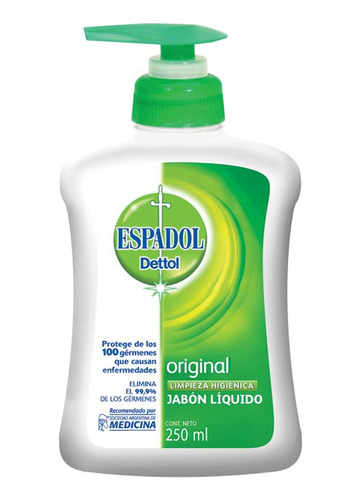 Jabon Liquido  Original 250 Ml Espadol Jab.liquido P/manos