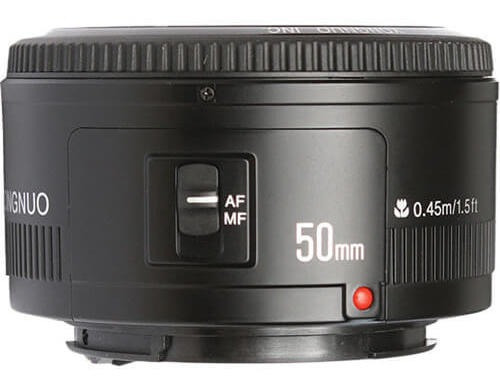 Lente Yongnuo Yn 50mm F/1.8 Standard Prime Para Canon Ef