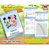 Kit Imprimible Agenda Pediátrica Bebé M 22-23