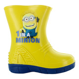 Bubble Gummers Bota Plastico Minions Amarillo Niño 80357 