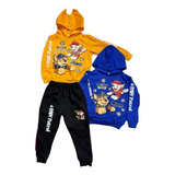 Conjunto Niño Poleron Buzo Paw Patrol Afranelado