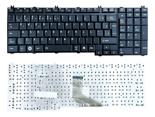 Teclado Toshiba A500 L350 L550 P200 P300 P305 P500 P505