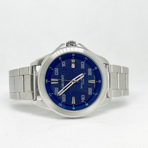 Relógio Masculino Orient Analógico  Fundo Azul