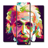 Triptico Einstein 60 Cm X 70 Cm