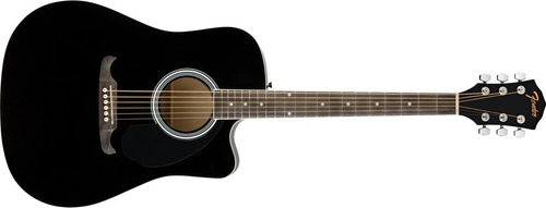 Guitarra Electroacústica Fender Fa125 Ce Negra, Con Defcto