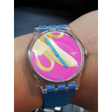 Reloj Swatch Banana Slip Cuarzo Unisex Original