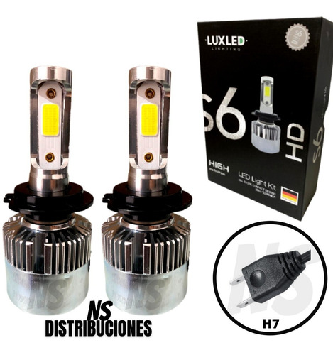 Kit Cree Led S6 Hd 44000 Lumens H1 H3 H4 H7 H11 H16 H27  