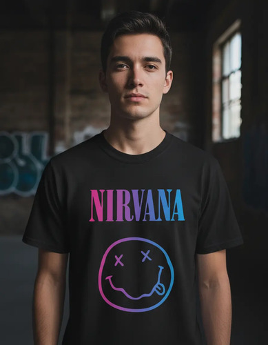Playera Nirvana Iridisent
