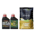 Sustrato Vitaflor 50lt Terrafertil Top Under Veg 250ml Grow