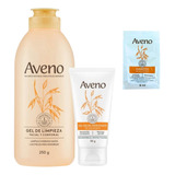 Kit Aveno Cuidado Facial Para Piel Sensible / Mixta