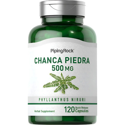 Stone Breaker Chanca Piedra 500mg Con 120 Caps. Hecho En Usa Sin Sabor
