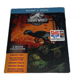 Jurassic World Park Coleccion 5 Peliculas Bluray Steelbook