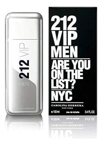 212 Vip By Carolina Herrera Eau De Toilette Spray Para Hombr