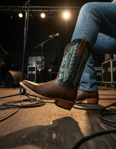 Botas Vaqueras Horsag Bulldog Tacon Cubano Piel 100% | Meses sin interés