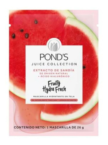 Pond's Cuidado Facial Fruity Hydra Fresh Sandía Mascarilla