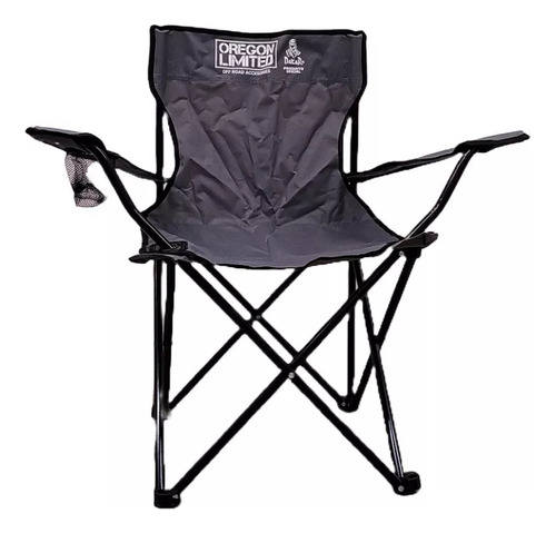 Sillon Silla Director Camping Con Porta Vaso Y Apoyabrazo