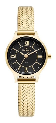 Relógio Feminino Technos Mini Dourado Original Com Nfe