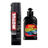 Motul C4 Lubricante De Cadenas + Quitarayas Lubristone