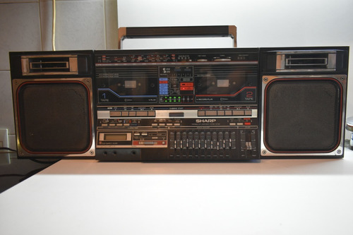 Radiograbador Boombox Sharp Gf-800z (bk) Hi-fi Japan 1982